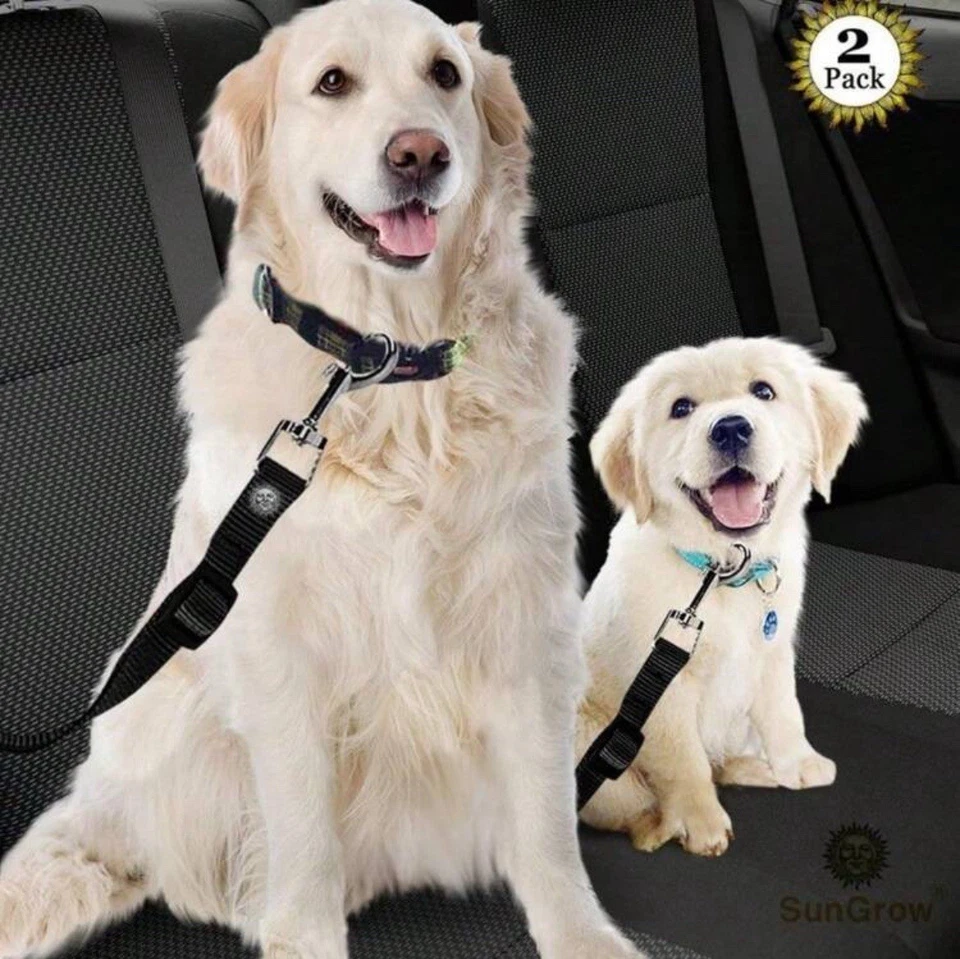Cinturón de seguridad ajustable para perros para cualquier mascota seguro y cómodo Foto 1 de 4