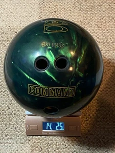 Brunswick Command 14 lb 2.5 oz Bowling ball Used Single Drill USA Made - Picture 1 of 11