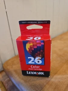 NEW Genuine Lexmark 26 Color Printer Ink Cartridge i3,x74,x1100,x1200,x2200,z13 - Picture 1 of 5