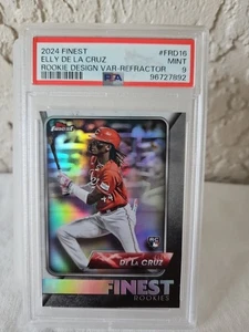2024 Elly De La Cruz Finest Rookie Var Refractor FRD 16 PSA 9 - Bild 1 von 2