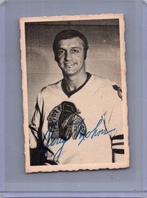 1970-71 O-PEE-CHEE DECKLE EDGE PHOTOS #29 DOUG MOHNS CHICAGO BLACKHAWKS - Image 1 of 2