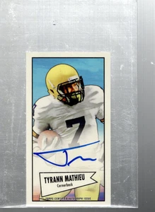 A8783- 2013 Bowman Mini Autographs #52BTMA Tyrann Mathieu EXCH Auto - NM-MT - Picture 1 of 2
