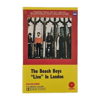 The Beach Boys - 'Live In London' Cassette Tape Album Capitol Records  - Image 1 of 4