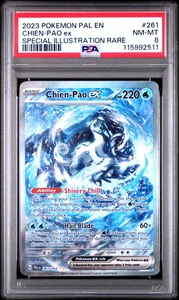 2023 Pokemon Pal En-Paldea Evolved #261 China-Pao Ex SP Illustration Rare PSA 8 - Bild 1 von 2