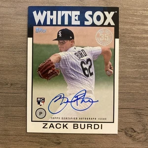 2021 Topps 1986 Topps Baseball Auto Zack Burdi #86A-ZB Rookie Auto RC - Bild 1 von 1
