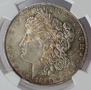 1885-O Toned Morgan Dollar MS62 NGC - Bild 1 von 4