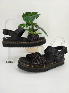 Dr. Martens Damen-Plateausandalen schwarz Voss Tiermotiv Leder US 9 - Bild 1 von 8