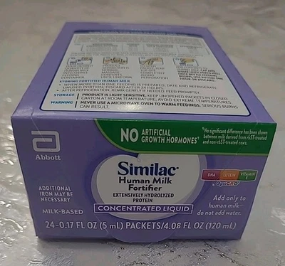 Similac Leche Humana Fortificador Proteína Concentrado Paquete 24 UCIN Exp 1/26 Sellado Foto 1 de 4