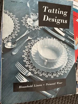  Vintage Booklet,  Tatting Designs .No.380 . J & PCoates. - Image 1 of 2