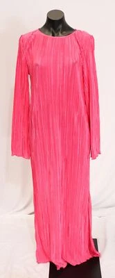 Части женщин длинным рукавом Pcnora O-образным вырезом макси платье EJ2 розовый Glo маленький новый с Ярлыками  - Изображение 1 из 4