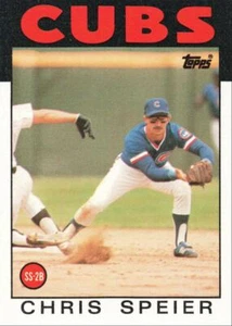 1986 Topps Baseball Chris Speier Chicago Cubs #212 - Picture 1 of 2