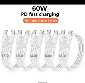 60W USB-C To USB-C Charge Cable, 4.9FT - Picture 1 of 6