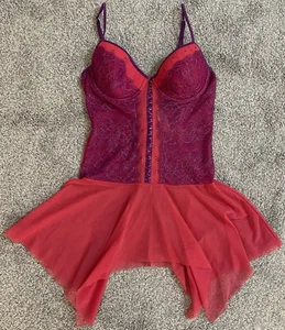 NEU Victoria's Secret Sexy Little Things Vintage 36B Bustier Dessous Kleid 2006 - Bild 1 von 12