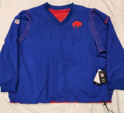 Chaqueta Pullover Reversible Nike Para Hombre Buffalo Bills Sideline Team ID Talla 3XL Foto 1 de 4