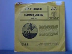 Sky Rider: Summer Gliding Orig UK 1976 EX+ PROMO 7" - Imagen 1 de 3
