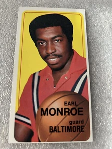 1970-71 Topps Basketball Earl Monroe #20 Baltimore Bullets NR-MT - Picture 1 of 2