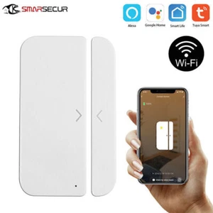 Tuya Smart WiFi Door Window Sensor Door Open/Closed Detector for Amazon Alexa - Picture 1 of 10