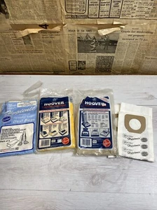Vintage Genuine Bundle Hoover H1 Paper Bags For Vintage Junior & Senior Models - Picture 1 of 8