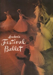 LONDON'S FESTIVAL BALLET,PRESENTED BY S.HUROK, 1954 PROGRAM - Imagen 1 de 4