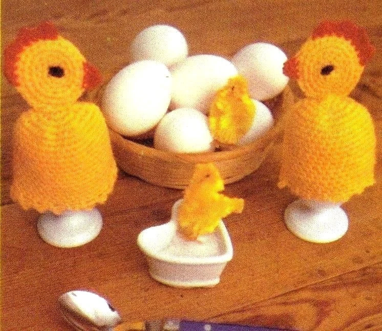 EASTER Egg Cover Chicks/Crochet Pattern INSTRUCTIONS ONLY - Image 1 of 1