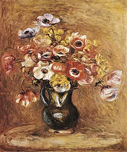 PÓSTER ANÉMONAS RENOIR GRANDE 24" X 36" - Imagen 1 de 2