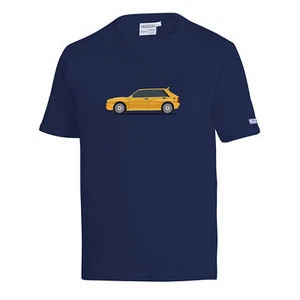 New 2025 Sparco Lancia Delta Integrale HF Mens T-Shirt Car Print Genuine Fanwear - Picture 1 of 40