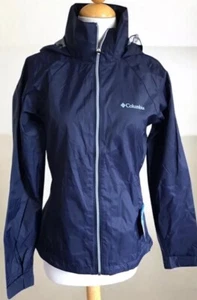 COLUMBIA Women's Switchback III Rain Jacket Lightweight Waterproof Navy XS/TP - Picture 1 of 16