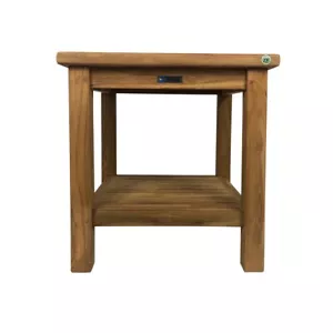 Tempo Style - Tavolo Quadrato 50×50 cm da Giardino in Teak -Sal - Bild 1 von 8