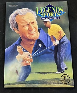 LEGENDS SPORTS MEMORABILIA RARE 22K GOLD HOBBY ARNOLD PALMER COVER MAR/APR 1993 - Picture 1 of 2