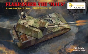 VESPID MODELS 1/72 FLAKPANZER VIII 'MAUS' German Heavy Tank BONUS:Metal Barrel - Picture 1 of 1