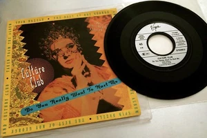 CULTURE CLUB Do You Really Want To Hurt Me HTF 7" SINGLE W/UNIQUE PICTURE SLEEVE - Picture 1 of 5