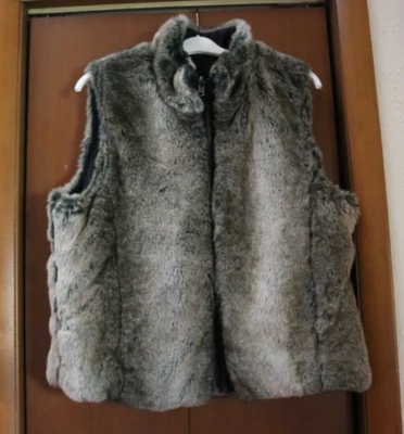 CHALECO REVERSIBLE DE PIEL SINTÉTICA SUSQUEHANNA TRAIL OUTFITTERS BLANCO Y NEGRO TALLA XL Foto 1 de 4