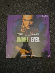 Snake Eyes PAL Laser Disc, Thriller Nicolas Cage Gary Sinise LaserDisc LD - Picture 1 of 2