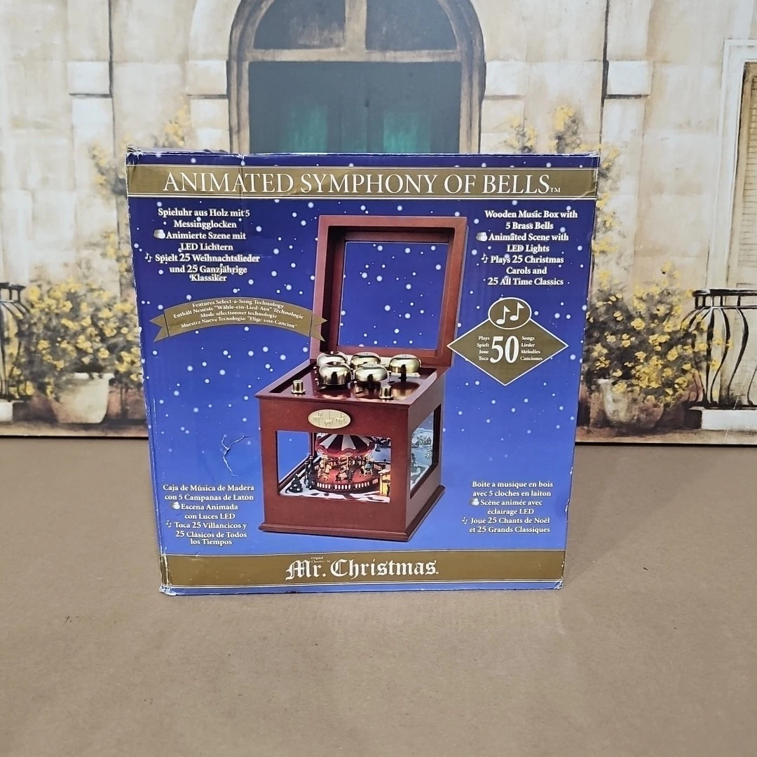 Mr Christmas Symphony of Bells Indiana Collectible Music Boxes