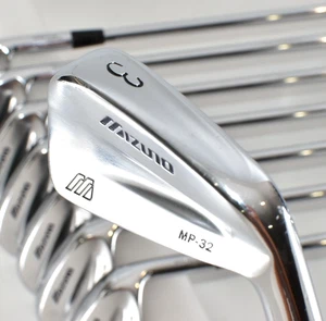 Mizuno MP-32 Forged 8p 3-4-5-6-7-8-9-Pw RH Stiff DG S200 Golf Iron Set Clubs Men - Picture 1 of 23