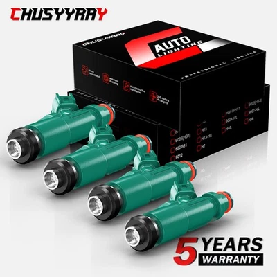 Inyectores de combustible Fit 2000-04 Toyota Echo 1,5 L 23250-21020 nuevos 4 piezas Foto 1 de 4