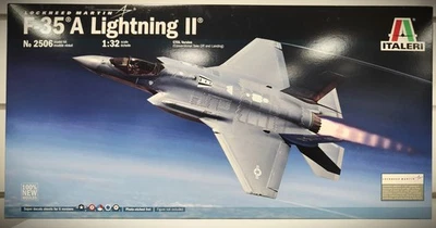 F35 F-35A LIGHTNING II kit italeri 2506 1-32 modellino aereo caccia bombardiere - Immagine 1 di 4