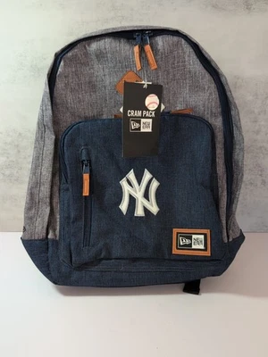 Mochila New York Yankees MLB New Era Azul y Gris Cram Pack Nueva con Etiquetas Foto 1 de 4