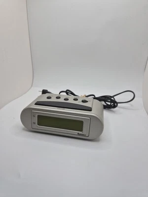 Relógio despertador digital ADVANCE modelo 3088 testado funciona 5" X 3" polegadas bateria de backup - Imagem 1 de 4