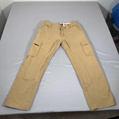 Bull It Pants Mens 34x28 Khaki Motorcycle Riding Cargo Protective Mesh Lined - Image 1 of 4