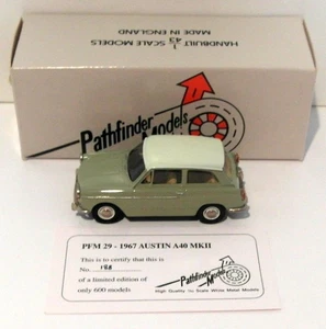 Pathfinder Models 1/43 Scale PFM29 - 1967 Austin A40 MKII 1 Of 600 Green/White - Picture 1 of 5