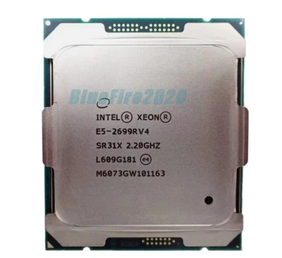 Intel Xeon E5-2699R V4 SR31X 22-Core 2.2 GHz LGA2011-3 X99 Server CPU Processor - Image 1 of 4
