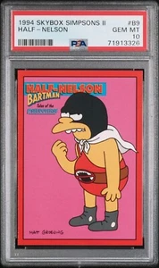 1994 Skybox The Simpsons II HALF NELSON Rookie #B9 PSA 10 Gem Mint Pop 1 - Bild 1 von 1