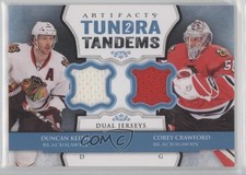 2013-14 Upper Deck Artifacts Tundra Tandems Duncan Keith Corey Crawford #TT-KC