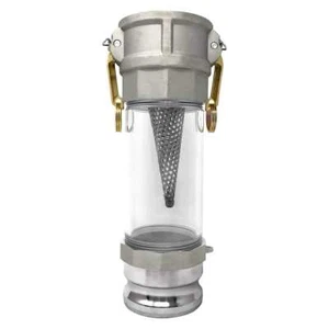2" In-line Camlock Polycarbonate Sight Glass and Strainer Assembly (CAM-20-SG... - Picture 1 of 1