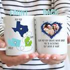 Long Distance Gift For Pop Pop Pop Pop Gift State To State Mug Custom Gift
