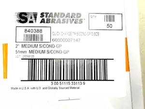 2" MITTLERE OBERFLÄCHENAUFBEREITUNGSSCHEIBEN KASTANIENBRAUN STANDARD ABRASVIES 840388 50 STCK. - Bild 1 von 5