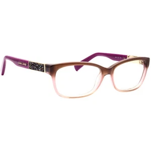 Jimmy Choo Eyeglasses JC110 F1A Brown Fade/Purple Rhinestones Italy 53[]15 135 - Picture 1 of 6