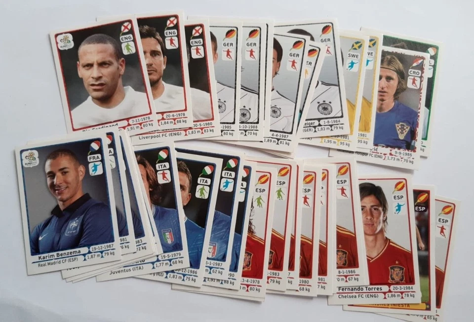 Panini Stickers Euro 2012 ESP GER SPA FRA ITA Ibra Xavi Iniesta Casillas Pirlo - Imagen 1 de 1