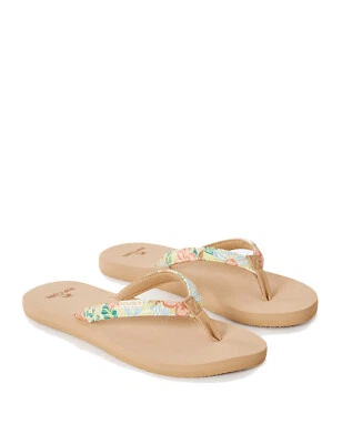 Chanclas Rip Curl Freedom Bloom naranja claro para mujer - Imagen 1 de 4